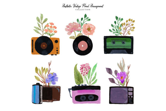Elevate Your Designs with Aesthetic Vintage Florals
