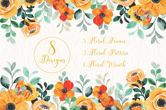 Enhance Your Designs with Digital Clipart Floral Watercolor Part33