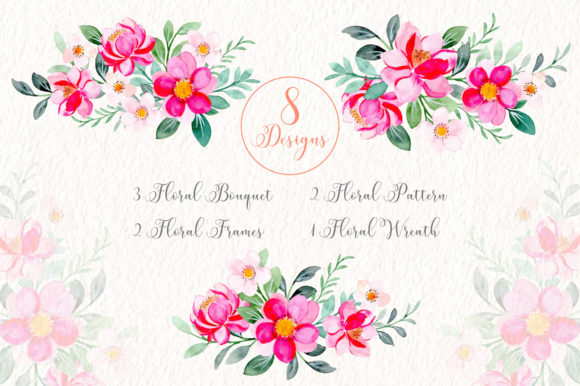 Enhancing Your Creative Projects with Digital Clipart Floral Watercolor Part31