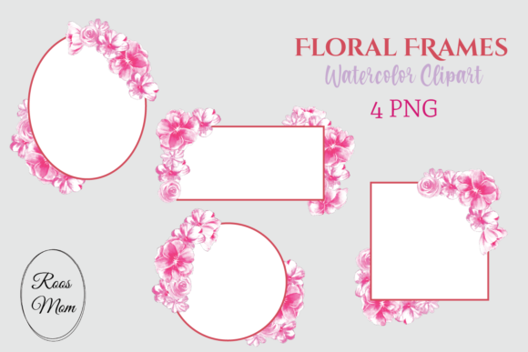 Explore the Beauty of Watercolor Floral Frames