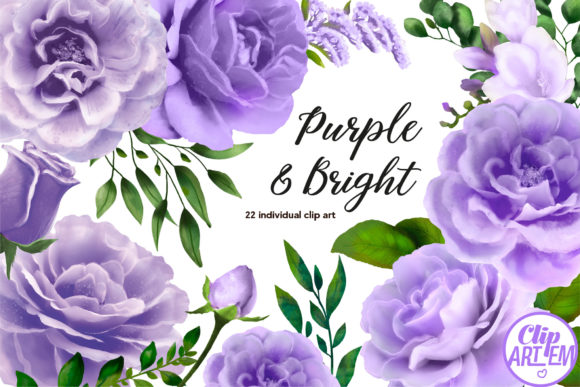 Exploring the Versatility of Purple Floral Watercolor Bundle 22 PNG for Creative Projects