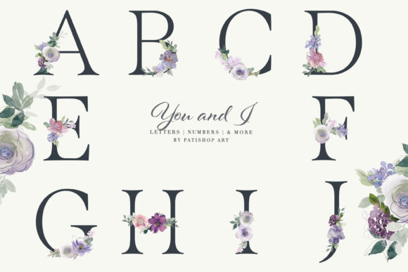 Exploring the Versatility of Watercolor Floral Alphabet Embellished