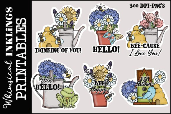 Pretty Floral Sticker Set for Creative Projects