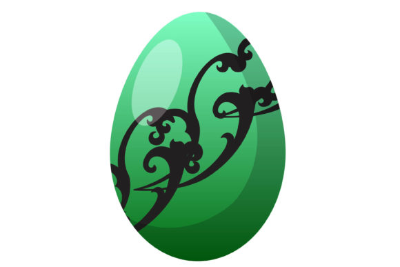 Strategic Use of Green Floral Easter Egg in Spring Celebrations