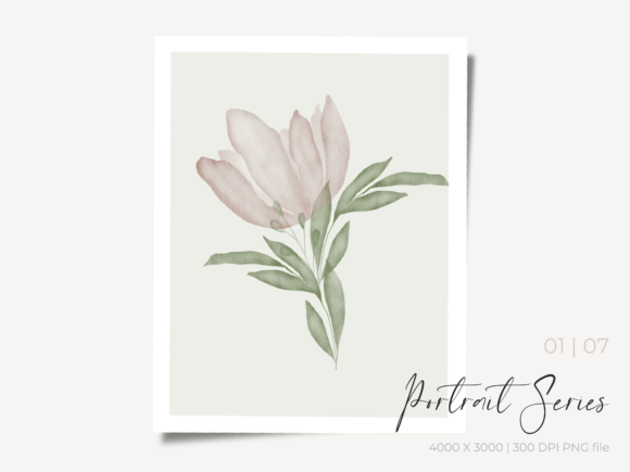 Transform Your Space with Floral Digit Portrait Wall Decor