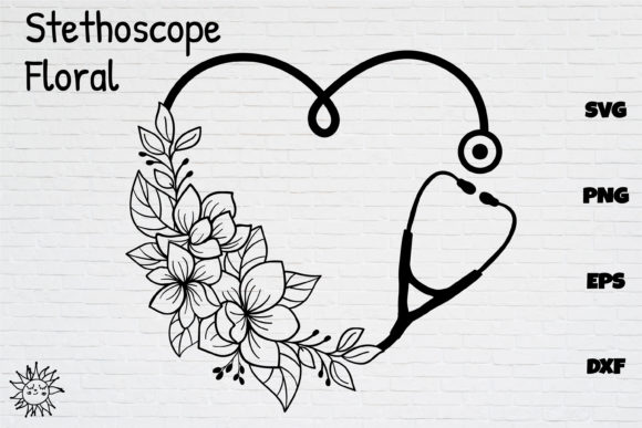 Unleash Your Creativity with the Floral Stethoscope Tee and SVG