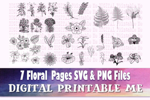 Unlocking Creativity with the Floral Illustration Flower Page Pack